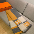 Hermes Avalon Rocabar Cashmere Blanket 29901 - Voguebags