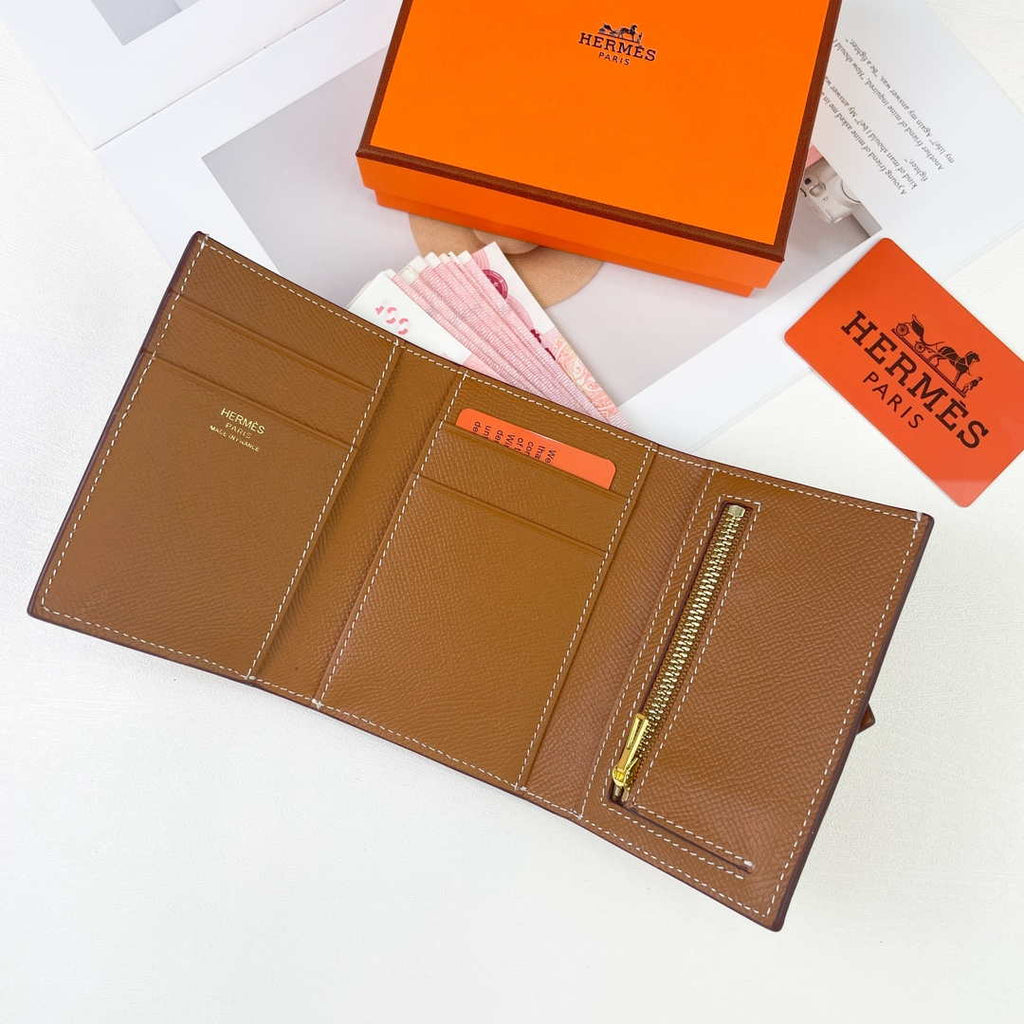 Hermes Bearn wallet Epsom calfskin mini wallet H20900