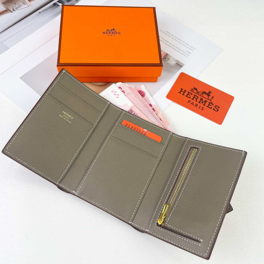 Hermes Bearn wallet Epsom calfskin mini wallet H20901