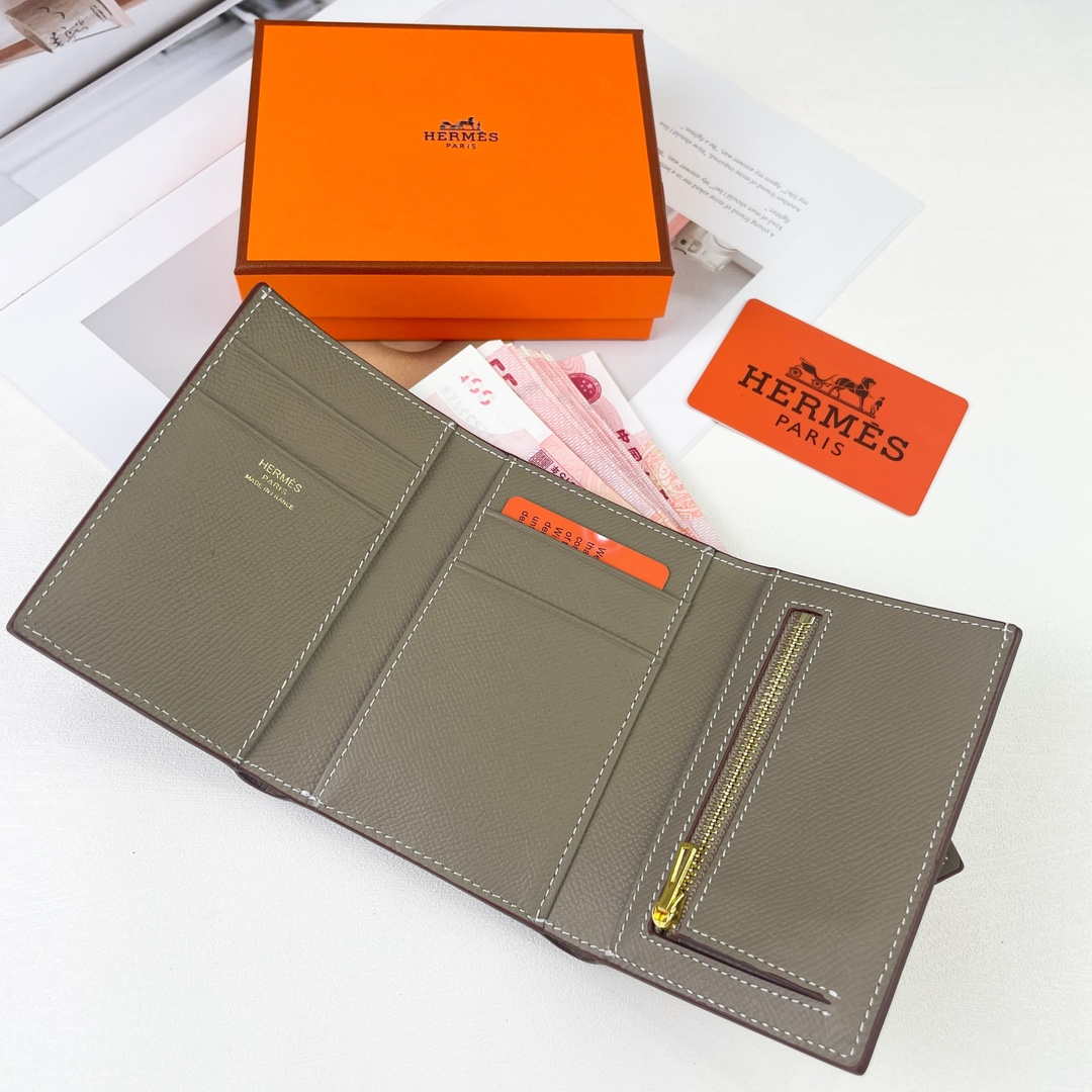 Hermes Bearn wallet Epsom calfskin mini wallet H20901