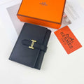 Hermes Bearn wallet Epsom calfskin mini wallet H20903 - Gold - View 1