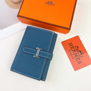 Hermes Bearn wallet Epsom calfskin mini wallet H20907 - Gold - View 2