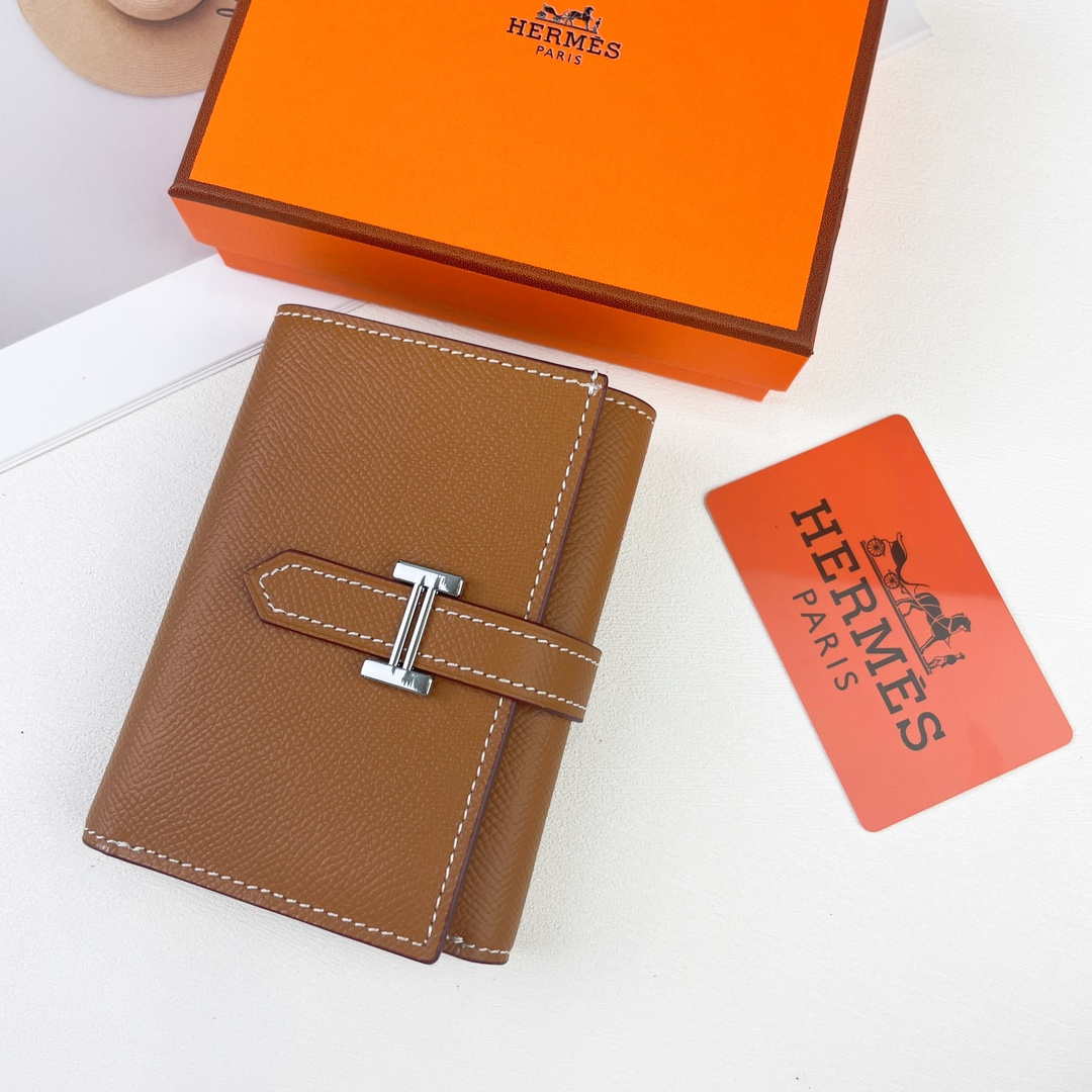 Hermes Bearn wallet Epsom calfskin mini wallet H20900