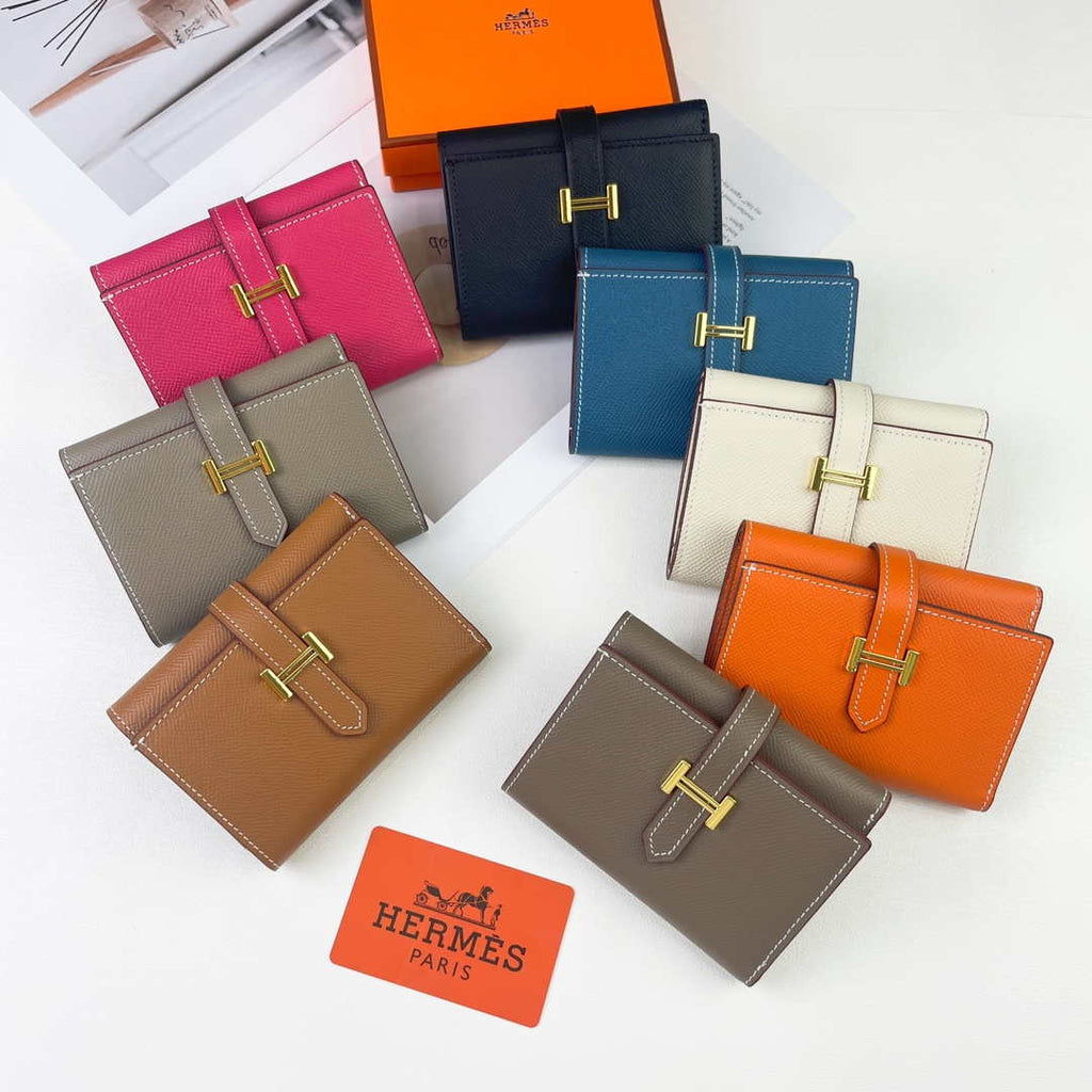 Hermes Bearn wallet Epsom calfskin mini wallet H20902