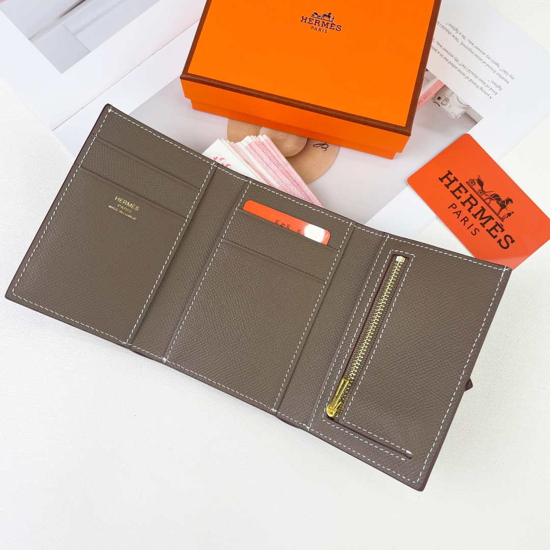 Hermes Bearn wallet Epsom calfskin mini wallet H20905