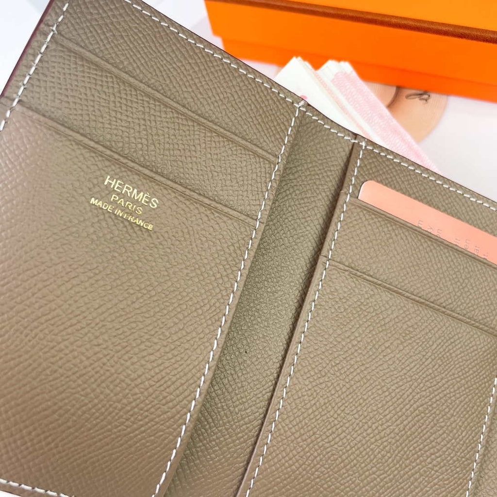 Hermes Bearn wallet Epsom calfskin mini wallet H20905