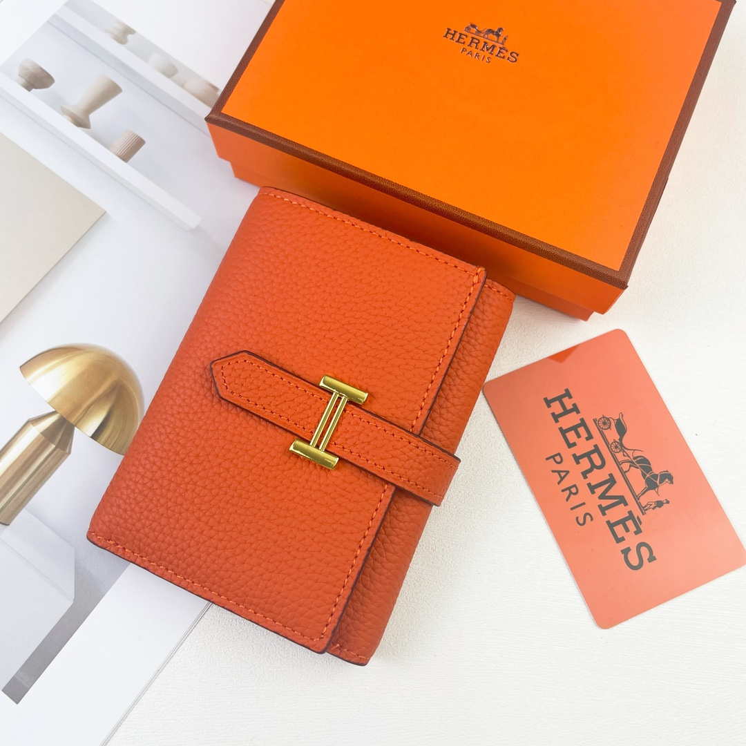 Hermes Bearn wallet Togo Leather mini wallet H20909