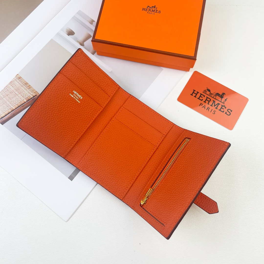 Hermes Bearn wallet Togo Leather mini wallet H20909