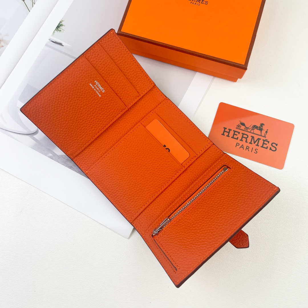 Hermes Bearn wallet Togo Leather mini wallet H20909