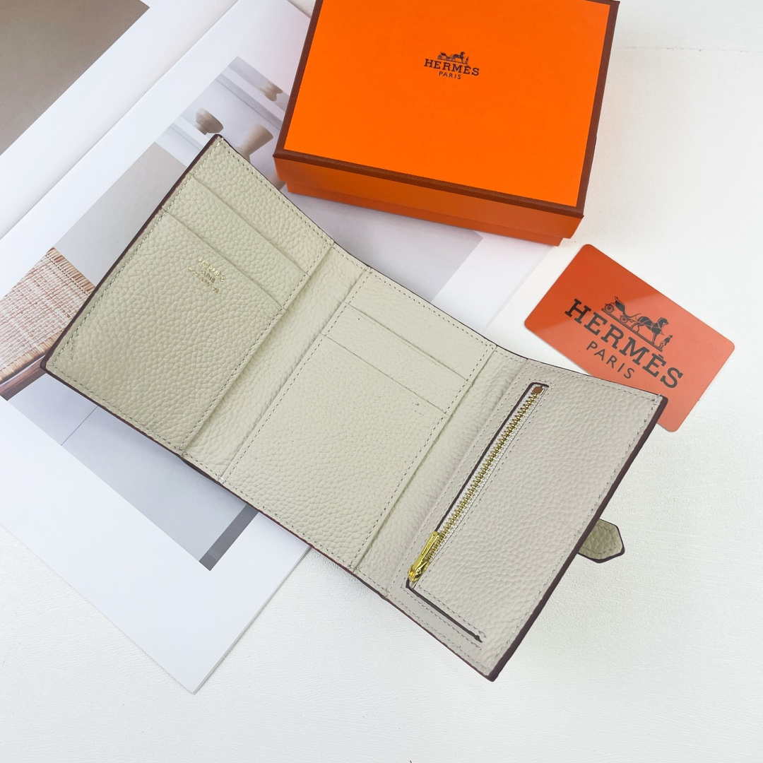 Hermes Bearn wallet Togo Leather mini wallet H20910