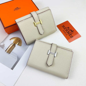 Hermes Bearn wallet Togo Leather mini wallet H20910 - Gold - View 9