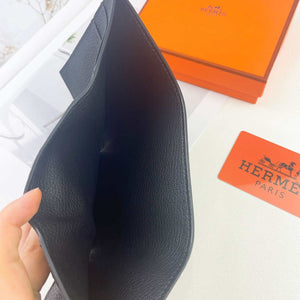 Hermes Bearn wallet Togo Leather mini wallet H20912 - Gold - View 14