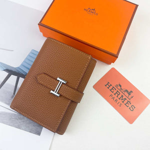 Hermes Bearn wallet Togo Leather mini wallet H20911 - Gold - View 1