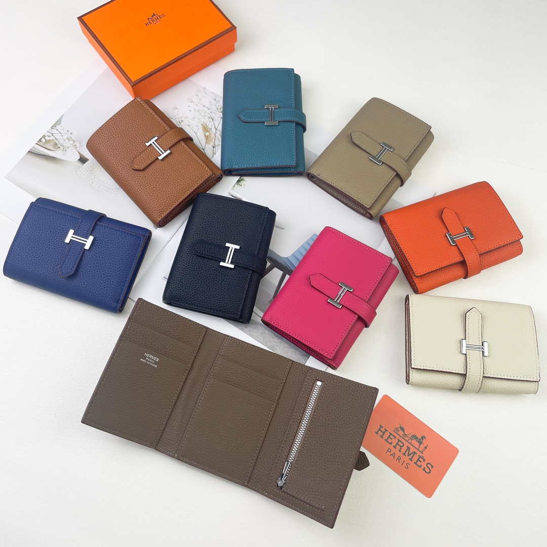 Hermes Bearn wallet Togo Leather mini wallet H20911