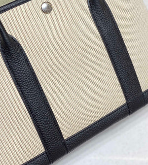 Hermes Beige Canvas Garden Party 30cm Bag H239050 - Default Title - View 4