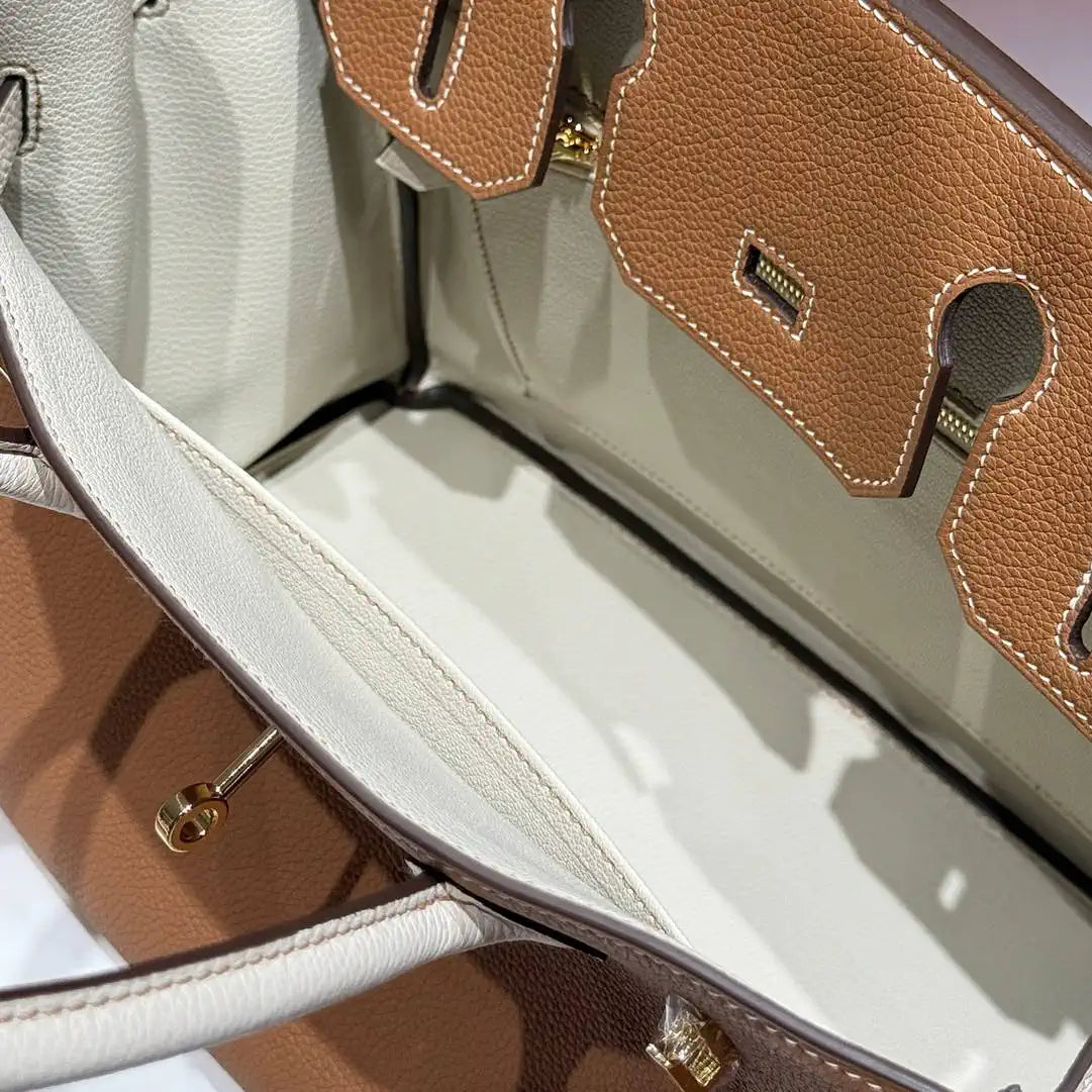 Hermes Birkin 30 Togo Leahter Bag Gold Hardware H92120