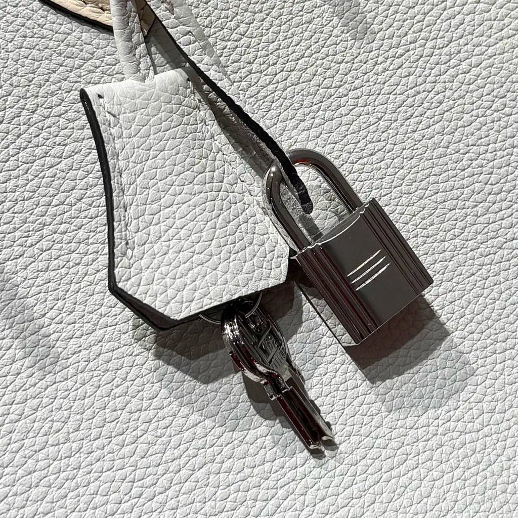 Hermes Birkin 30 Togo Leahter Bag Silver Hardware H92121