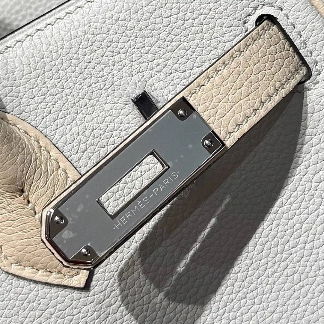 Hermes Birkin 30 Togo Leahter Bag Silver Hardware H92121
