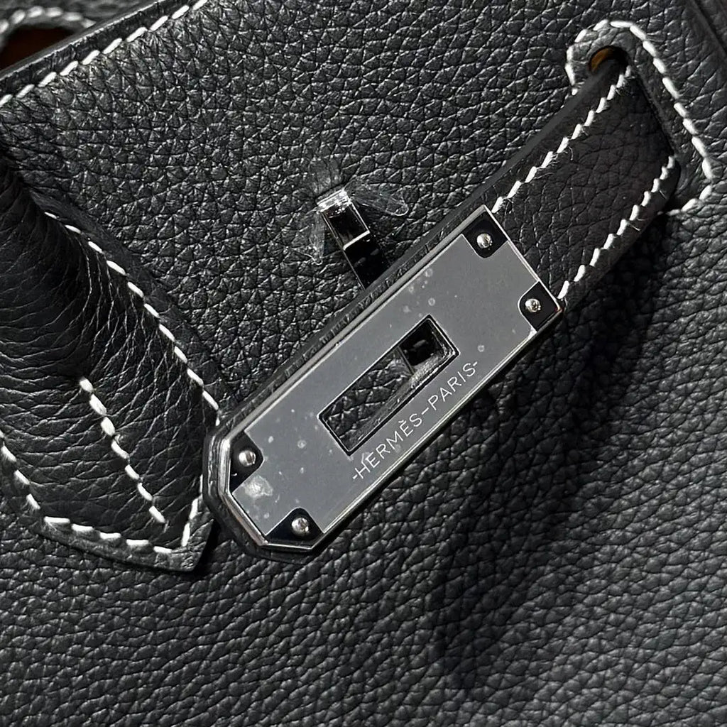 Hermes Birkin 30 Togo Leahter Bag Silver Hardware H92122