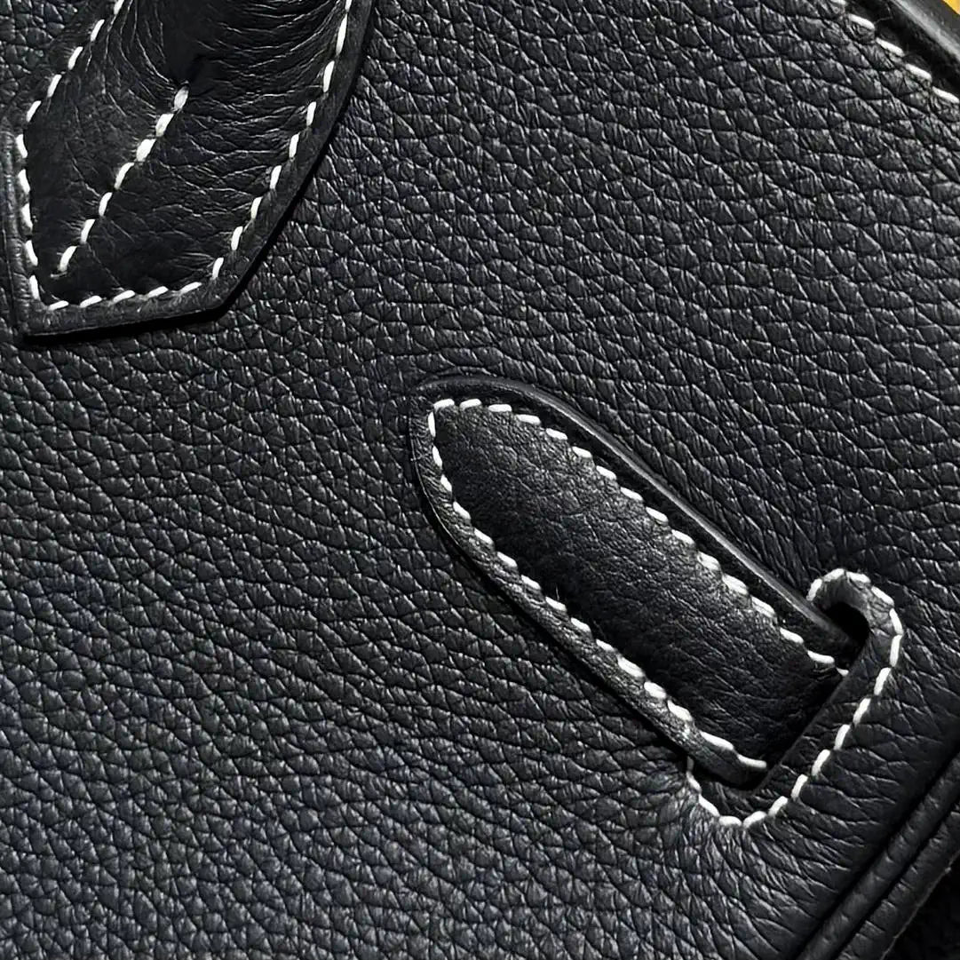 Hermes Birkin 30 Togo Leahter Bag Silver Hardware H92122