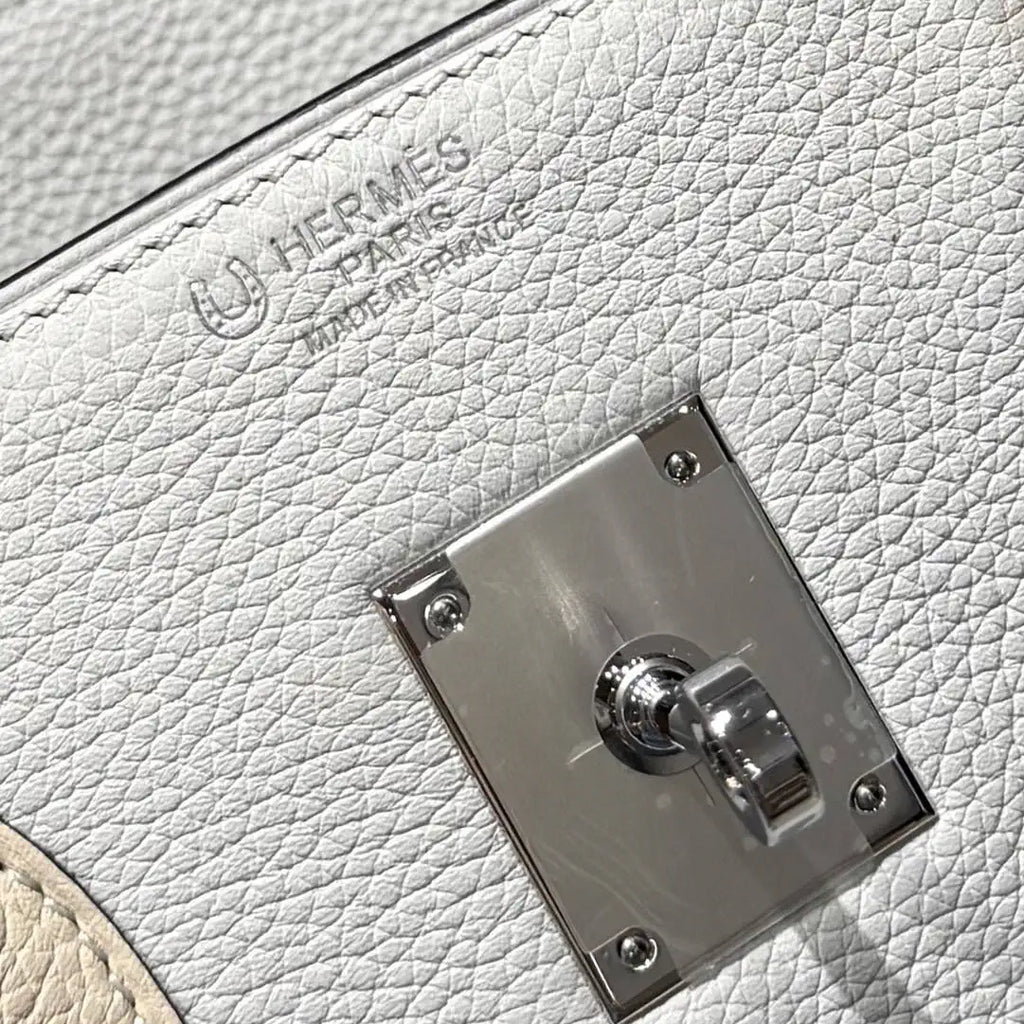 Hermes Birkin 35 Togo Leahter Bag Silver Hardware H92126