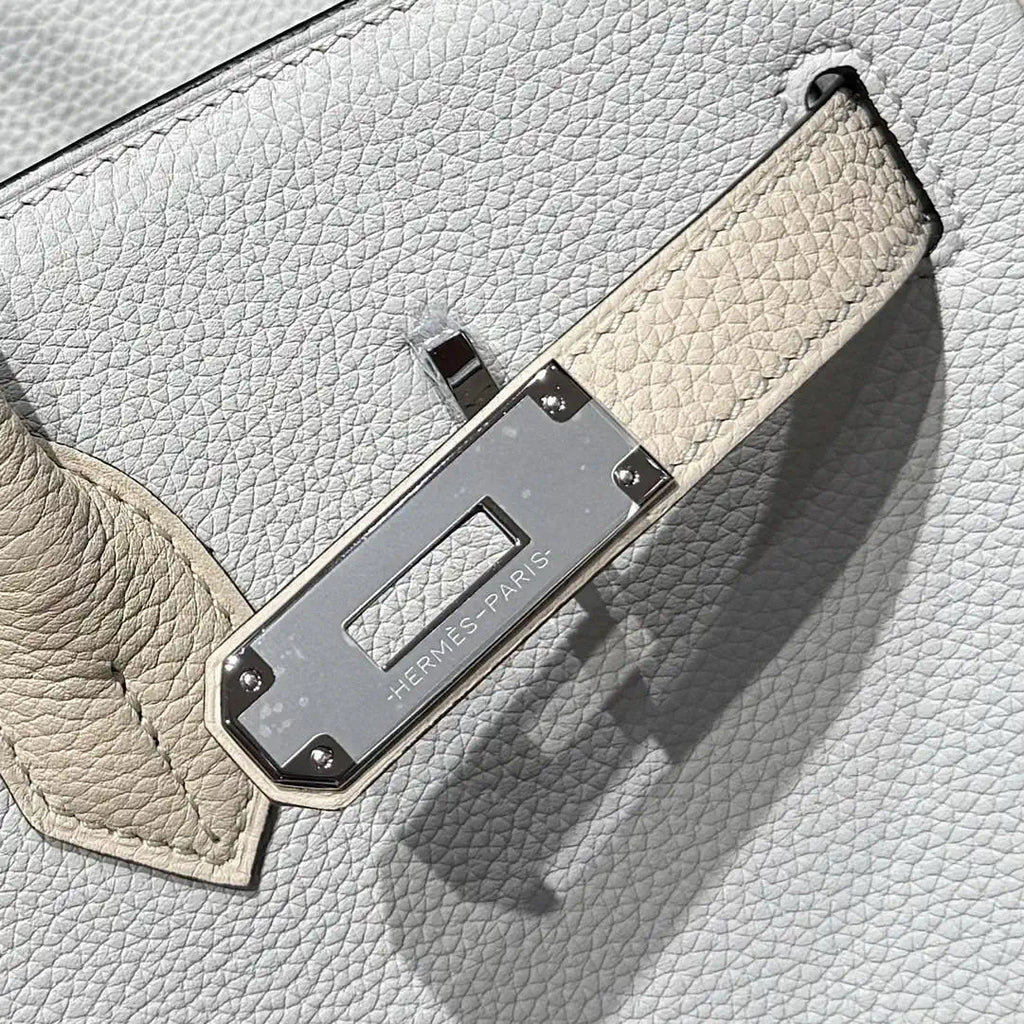 Hermes Birkin 35 Togo Leahter Bag Silver Hardware H92126
