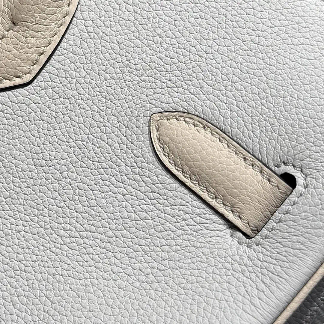 Hermes Birkin 35 Togo Leahter Bag Silver Hardware H92126