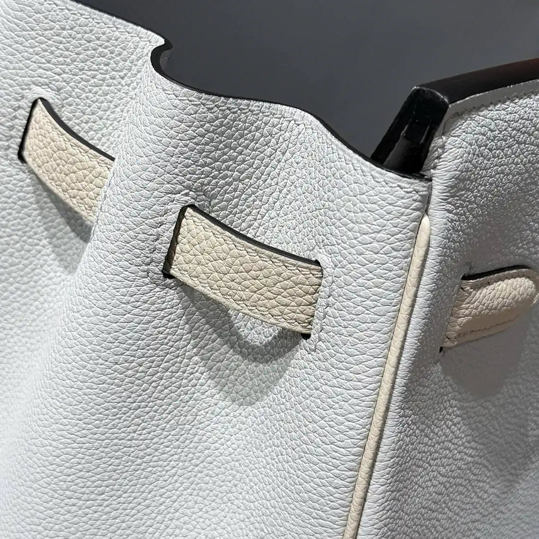 Hermes Birkin 35 Togo Leahter Bag Silver Hardware H92126