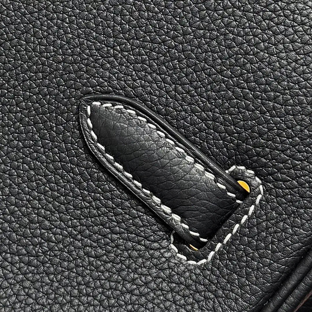 Hermes Birkin 35 Togo Leahter Bag Silver Hardware H92127
