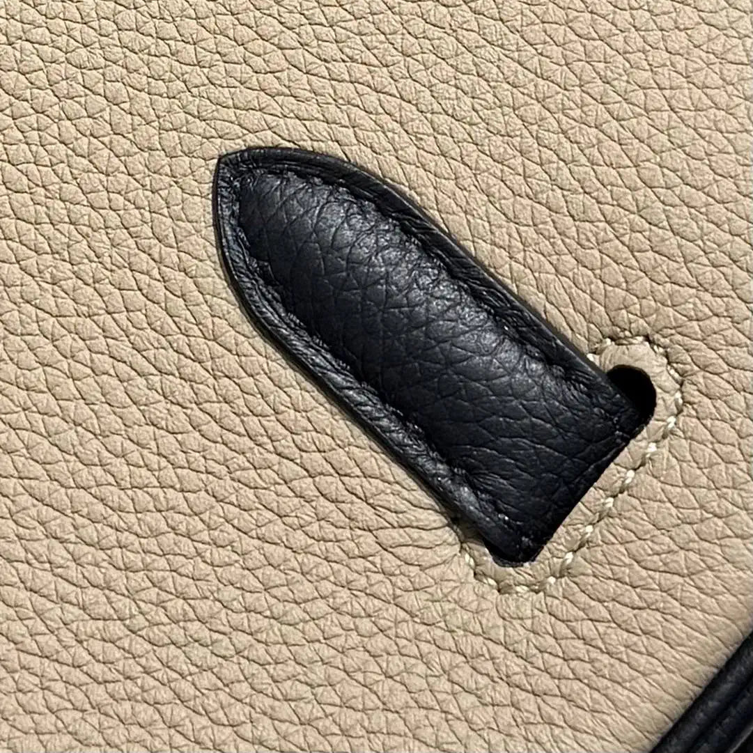Hermes Birkin 35 Togo Leahter Bag Silver Hardware H92128
