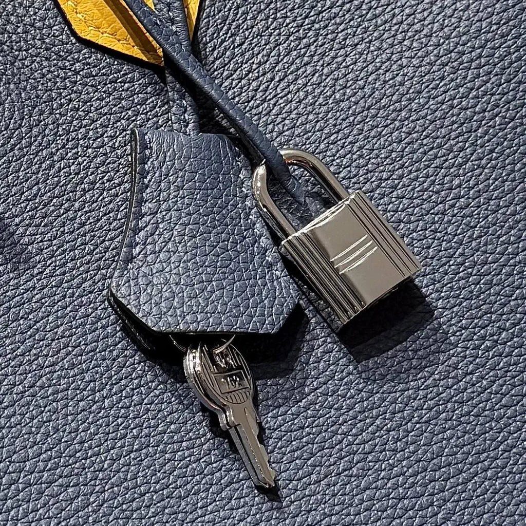 Hermes Birkin 35 Togo Leahter Bag Silver Hardware H92129