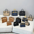Hermes Birkin 35 Togo Leahter Bag Silver Hardware H92129