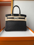 Hermes Birkin Bag Ostrich Leather 30 Fully Handmade H92080