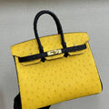 Hermes Birkin Bag Ostrich Leather 30 Fully Handmade H92091