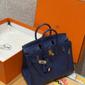 Hermes Birkin Bag Ostrich Leather Fully Handmade H92098
