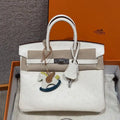 Hermes Birkin Bag Ostrich Leather Fully Handmade H92099