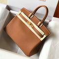 Hermes Birkin Designer Tote Bag Epsom Leather 28356 Brown - Gold / 25cm - View 1