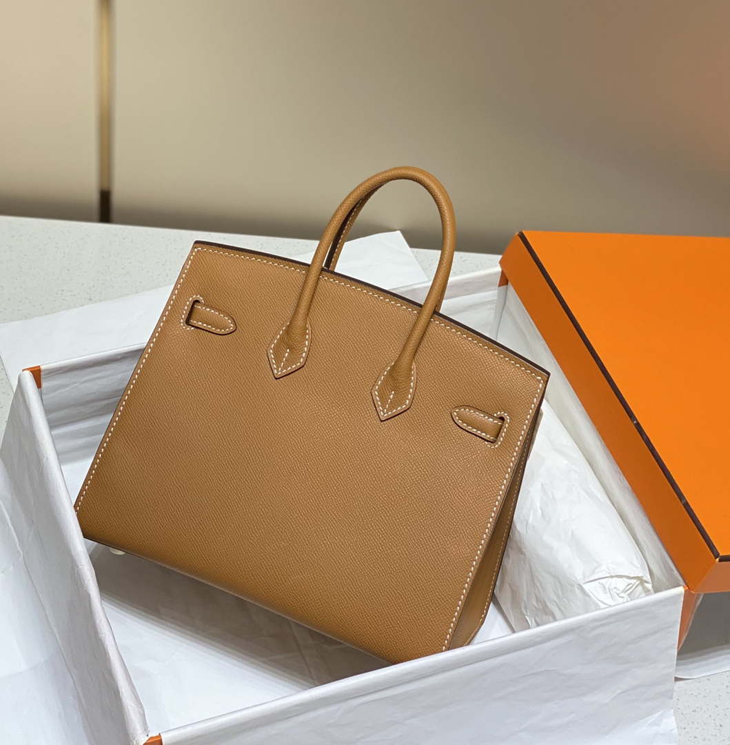 Hermes Birkin Designer Tote Bag Epsom Leather 28371 Golden brown - Gold / 25cm - View 2