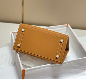 Hermes Birkin Designer Tote Bag Epsom Leather 28371 Golden brown - Gold / 25cm - View 4