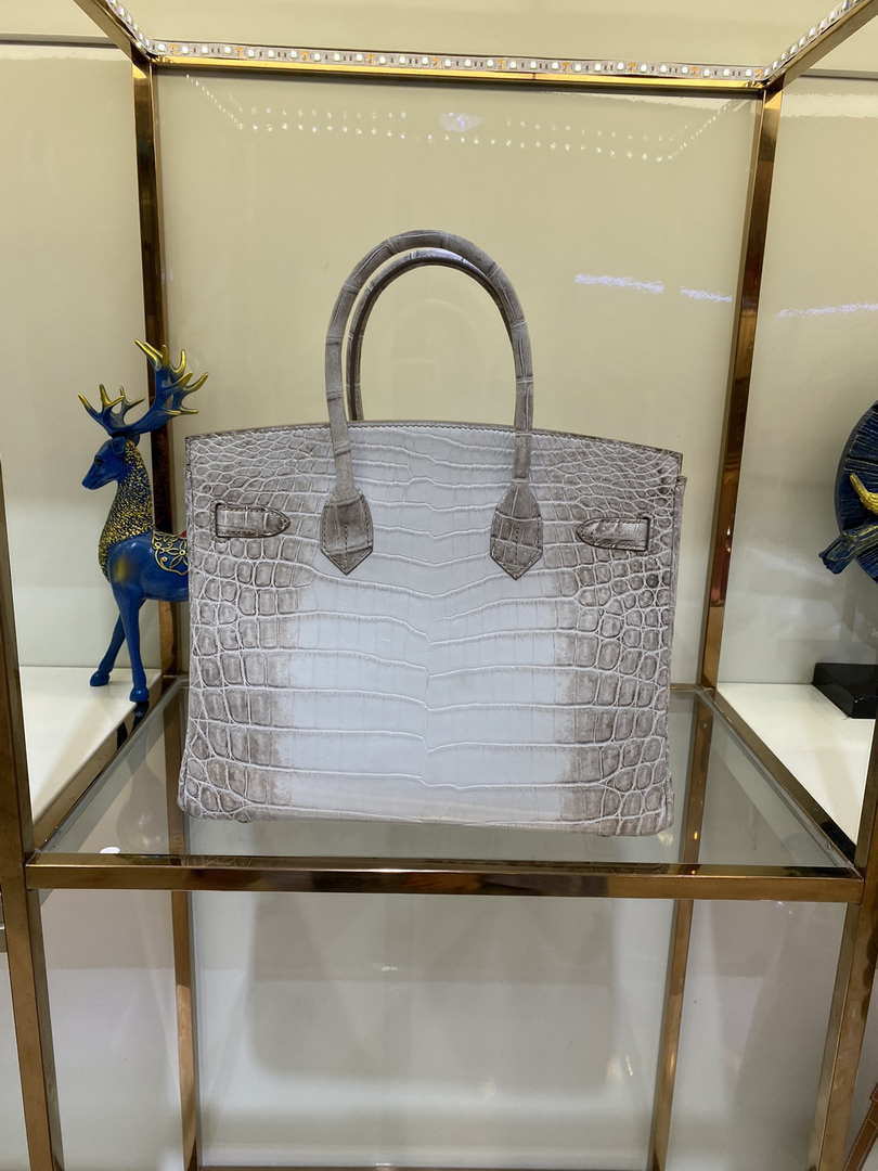 Hermes Birkin Designer Tote Bag Himalaya Crocodile Leather H99820