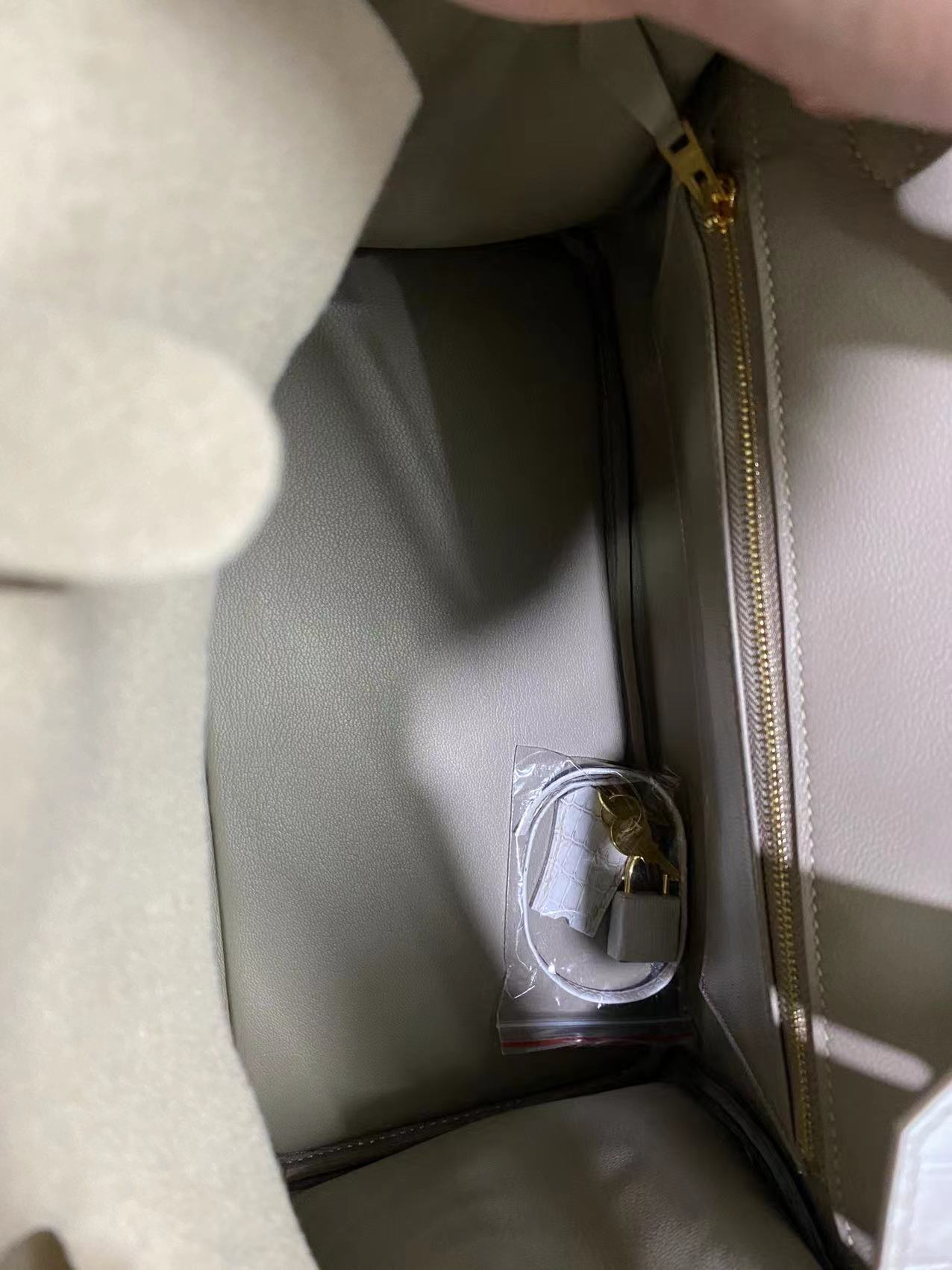 Hermes Birkin Designer Tote Bag Himalaya Crocodile Leather H99820