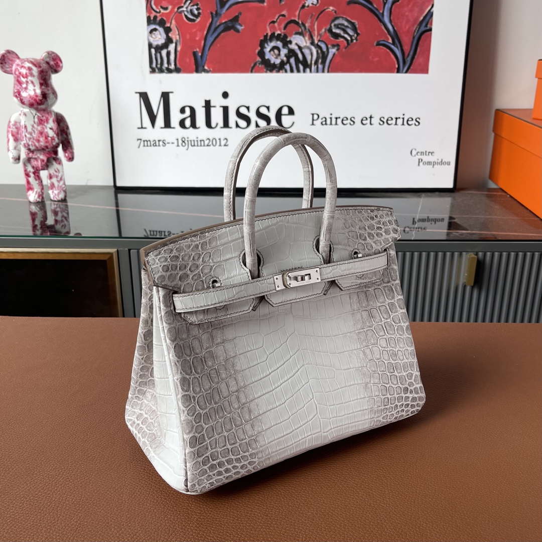 Hermes Birkin Designer Tote Bag Himalaya Crocodile Leather H99820