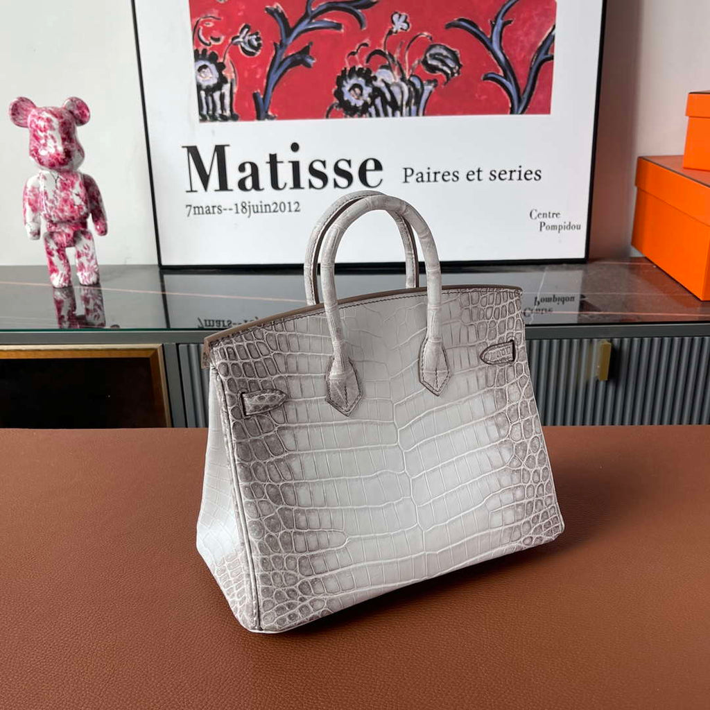Hermes Birkin Designer Tote Bag Himalaya Crocodile Leather H99820