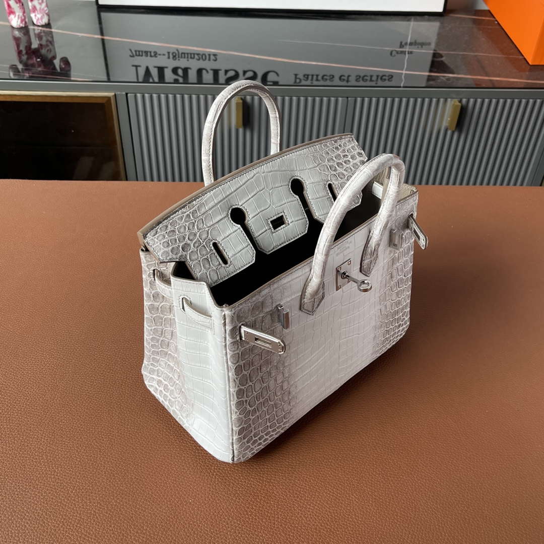 Hermes Birkin Designer Tote Bag Himalaya Crocodile Leather H99820