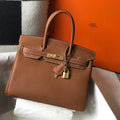Hermes Birkin Designer Tote Bag Togo Leather 28340 Tan - luxibagsmall