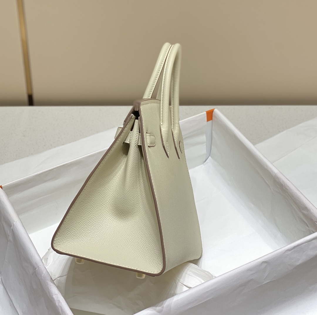 Hermes Birkin Designer Tote Bag Epsom Leather 28388 Milkshake white - Gold / 25cm - View 4
