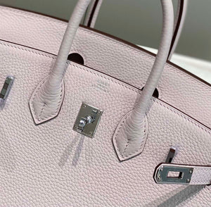Hermes Birkin Designer Tote Bag Togo Leather 28568 Fantasy purple - Sliver / 25cm - View 6