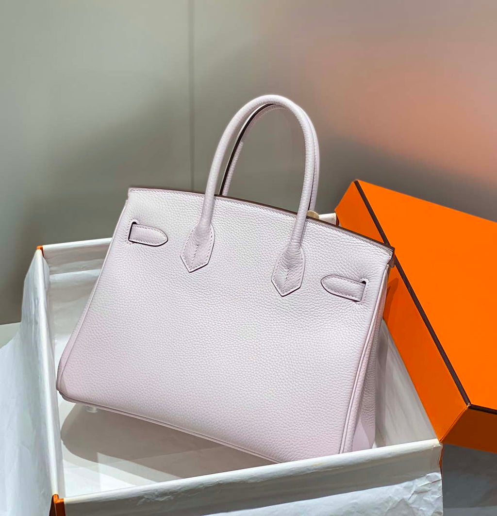 Hermes Birkin Designer Tote Bag Togo Leather 28568 Fantasy purple
