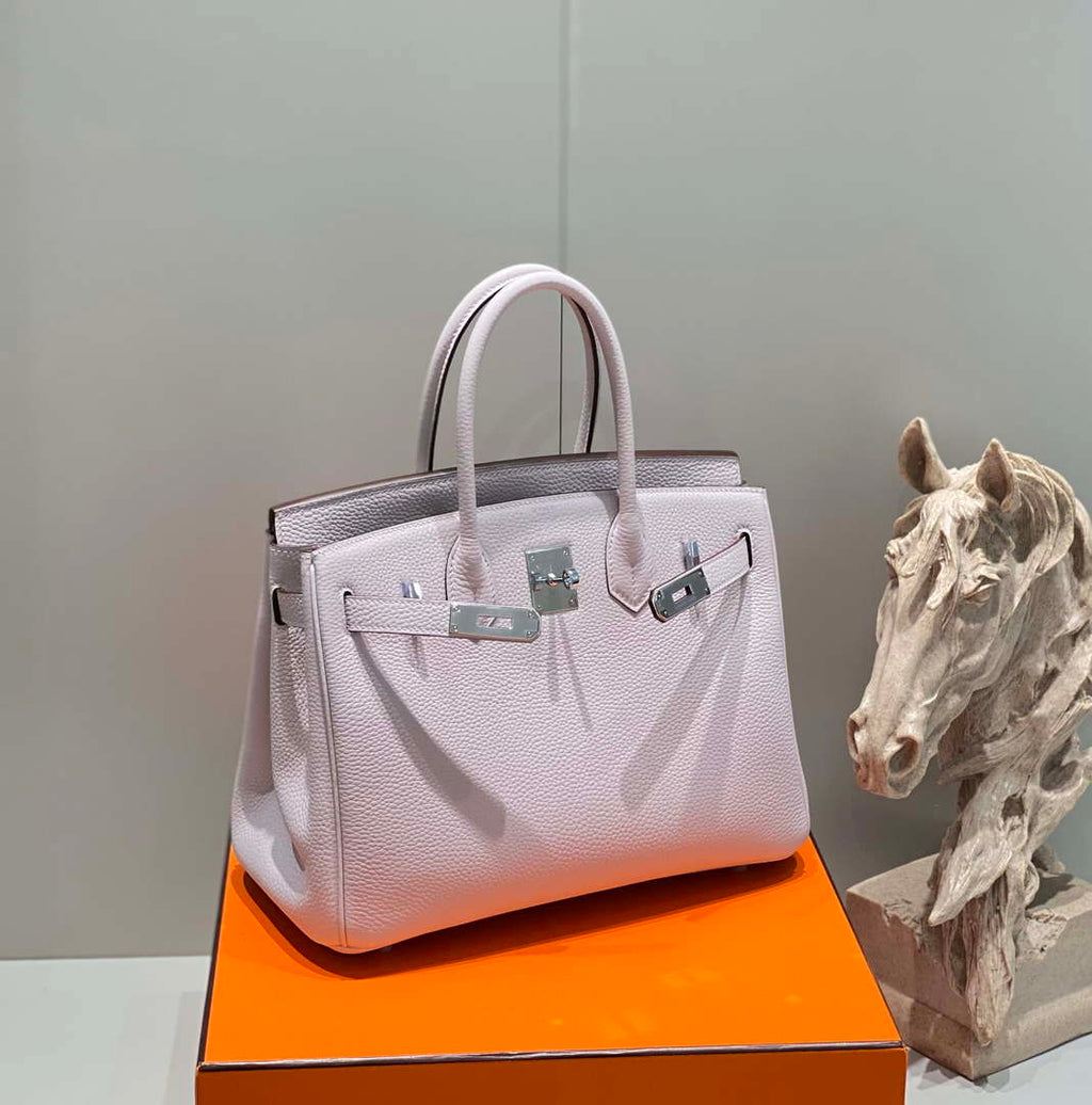 Hermes Birkin Designer Tote Bag Togo Leather 28568 Fantasy purple