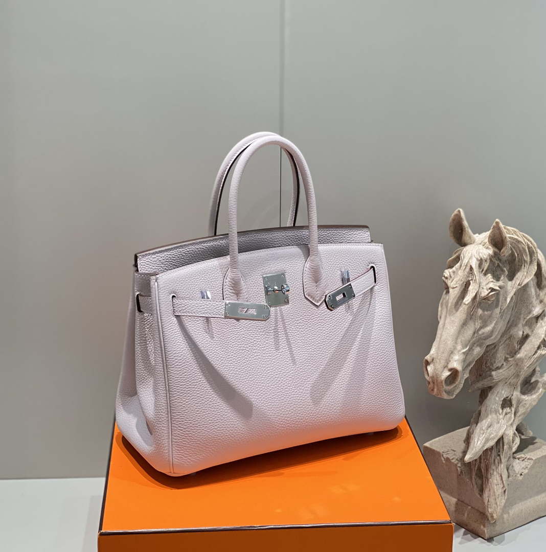 Hermes Birkin Designer Tote Bag Togo Leather 28568 Fantasy purple